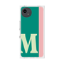 プレミアムスクエアケース［ オリジナル - initial color line - M green ］