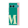プレミアムスクエアケース［ オリジナル - initial color line - M green ］