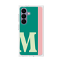プレミアムスクエアケース［ オリジナル - initial color line - M green ］