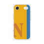 プレミアムスクエアケース［ オリジナル - initial color line - N orange ］