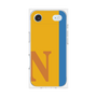 プレミアムスクエアケース［ オリジナル - initial color line - N orange ］