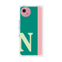 プレミアムスクエアケース［ オリジナル - initial color line - N green ］