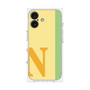 プレミアムスクエアケース［ オリジナル - initial color line - N yellow ］