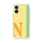 プレミアムスクエアケース［ オリジナル - initial color line - N yellow ］