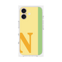 プレミアムスクエアケース［ オリジナル - initial color line - N yellow ］