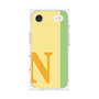 プレミアムスクエアケース［ オリジナル - initial color line - N yellow ］
