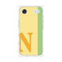 プレミアムスクエアケース［ オリジナル - initial color line - N yellow ］