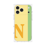 プレミアムスクエアケース［ オリジナル - initial color line - N yellow ］