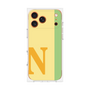 プレミアムスクエアケース［ オリジナル - initial color line - N yellow ］