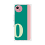 プレミアムスクエアケース［ オリジナル - initial color line - O green ］