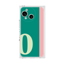 プレミアムスクエアケース［ オリジナル - initial color line - O green ］