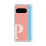 プレミアムスクエアケース［ オリジナル - initial color line - P pink ］