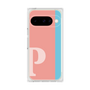 プレミアムスクエアケース［ オリジナル - initial color line - P pink ］