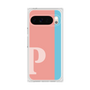 プレミアムスクエアケース［ オリジナル - initial color line - P pink ］