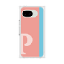 プレミアムスクエアケース［ オリジナル - initial color line - P pink ］