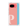 プレミアムスクエアケース［ オリジナル - initial color line - P pink ］