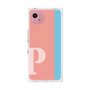 プレミアムスクエアケース［ オリジナル - initial color line - P pink ］