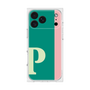 プレミアムスクエアケース［ オリジナル - initial color line - P green ］