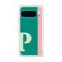 プレミアムスクエアケース［ オリジナル - initial color line - P green ］