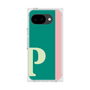 プレミアムスクエアケース［ オリジナル - initial color line - P green ］