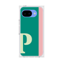 プレミアムスクエアケース［ オリジナル - initial color line - P green ］