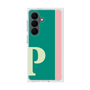 プレミアムスクエアケース［ オリジナル - initial color line - P green ］