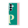 プレミアムスクエアケース［ オリジナル - initial color line - P green ］