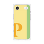 プレミアムスクエアケース［ オリジナル - initial color line - P yellow ］