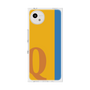 プレミアムスクエアケース［ オリジナル - initial color line - Q orange ］