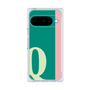 プレミアムスクエアケース［ オリジナル - initial color line - Q green ］