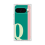 プレミアムスクエアケース［ オリジナル - initial color line - Q green ］