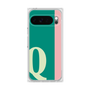 プレミアムスクエアケース［ オリジナル - initial color line - Q green ］