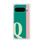 プレミアムスクエアケース［ オリジナル - initial color line - Q green ］