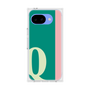 プレミアムスクエアケース［ オリジナル - initial color line - Q green ］