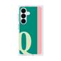 プレミアムスクエアケース［ オリジナル - initial color line - Q green ］