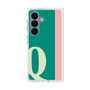 プレミアムスクエアケース［ オリジナル - initial color line - Q green ］