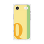 プレミアムスクエアケース［ オリジナル - initial color line - Q yellow ］
