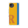 プレミアムスクエアケース［ オリジナル - initial color line - R orange ］