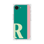 プレミアムスクエアケース［ オリジナル - initial color line - R green ］