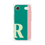 プレミアムスクエアケース［ オリジナル - initial color line - R green ］