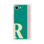 プレミアムスクエアケース［ オリジナル - initial color line - R green ］