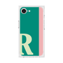 プレミアムスクエアケース［ オリジナル - initial color line - R green ］