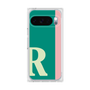 プレミアムスクエアケース［ オリジナル - initial color line - R green ］