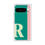 プレミアムスクエアケース［ オリジナル - initial color line - R green ］