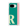 プレミアムスクエアケース［ オリジナル - initial color line - R green ］