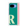 プレミアムスクエアケース［ オリジナル - initial color line - R green ］