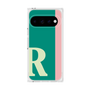 プレミアムスクエアケース［ オリジナル - initial color line - R green ］