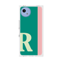 プレミアムスクエアケース［ オリジナル - initial color line - R green ］