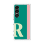 プレミアムスクエアケース［ オリジナル - initial color line - R green ］