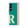 プレミアムスクエアケース［ オリジナル - initial color line - R green ］